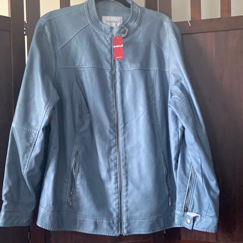 Avenue Faux Leather Jacket